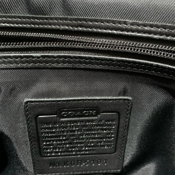 Black Coach Briefcase Laptop Bag - Picture 6 of 11
